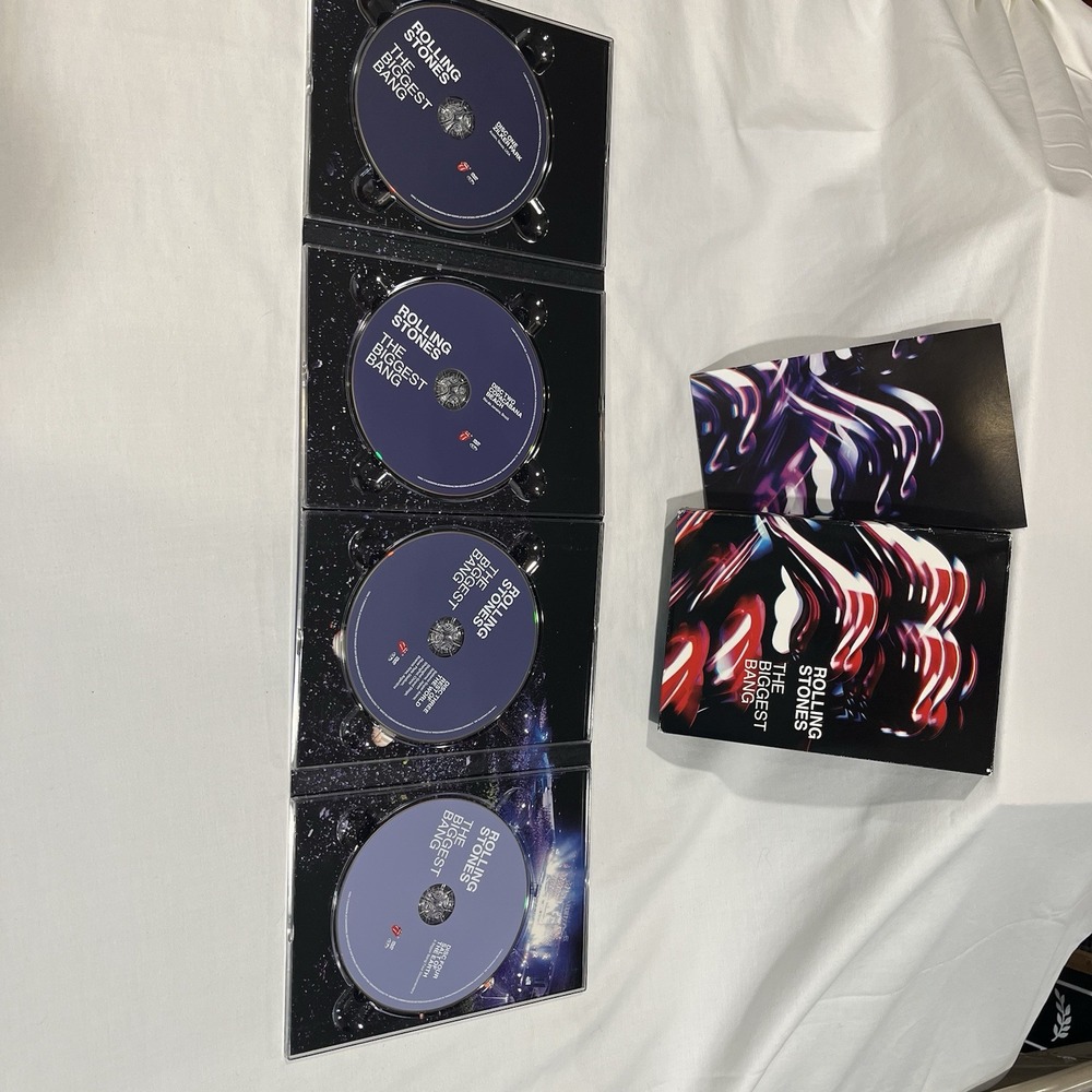 The Rolling Stones The Biggest Bang 4-Disc DVD Box Set 2007 Live Concerts - Picture 2 of 8